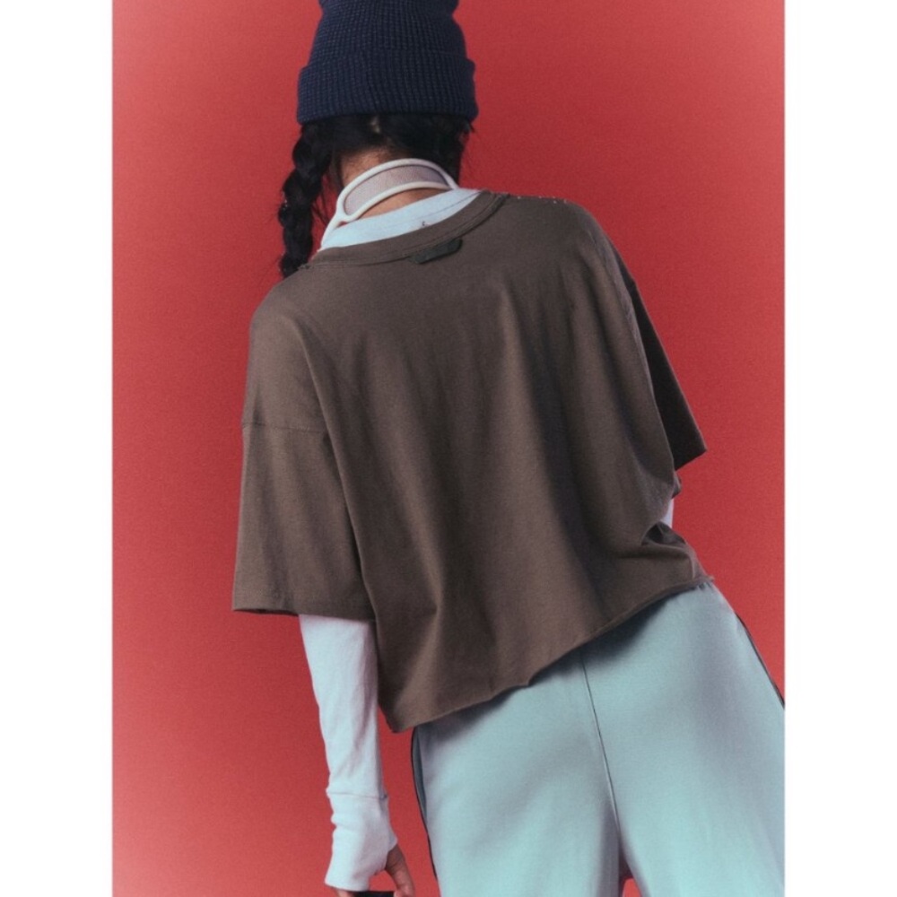 FP MOVEMENT Inspire Buti Logo Tee Sage NWT - Picture 4 of 13